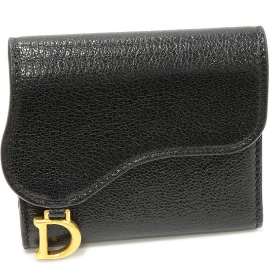 Dior Trifold Wallet With Coin Purse Bifold Wallet Saddle Lotus Wallet In