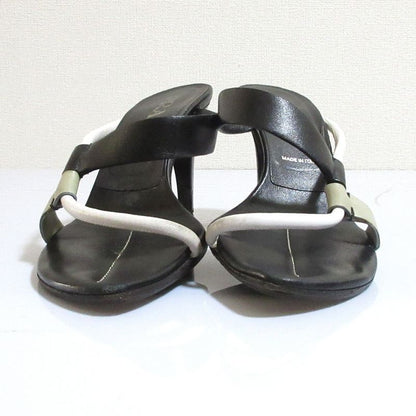 Good Prada Color Scheme Leather Strap Sandals Mules Size 36 Approx 23cm