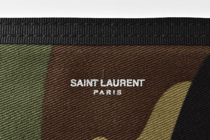 Saint Laurent Wallet YSL Saint Laurent Men's Foldable Wallet Military Army Green