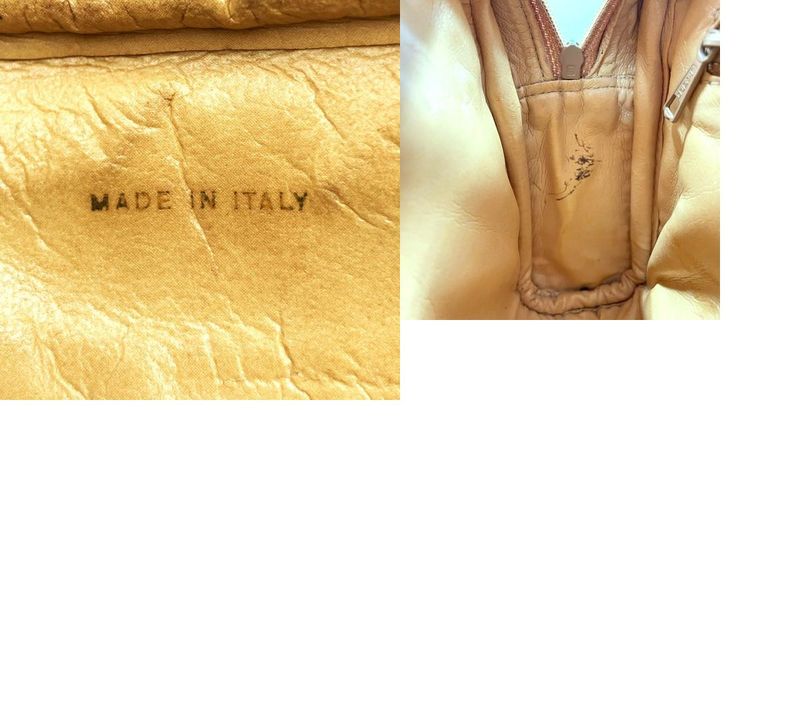 Celine Crossbody Shoulder Bag Vintage Beige Pvc/leather Ladies High Brand