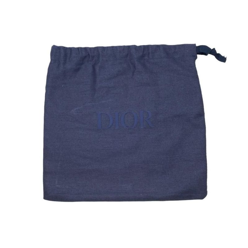 Christian Dior Shoulder Bag Ultra Messenger Pouch 2leca342nde Logo Black Silver