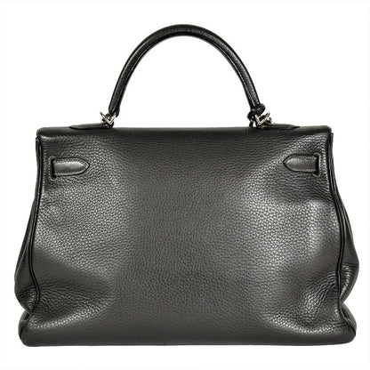 Hermes Kelly 35 Handbag Togo Engraved □H Graphite Internal Stitching