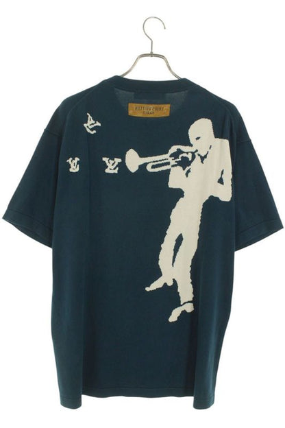 Louis Vuitton 22AW Rm222v JS5 Hnn10w Jazz Trumpeter Knit T-shirt Mens L
