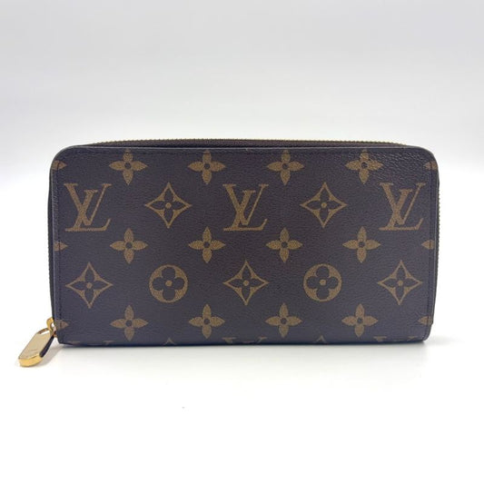 Louis Vuitton Zippy Wallet Monogram Fuchsia PVC Pink Purple And Brown Round