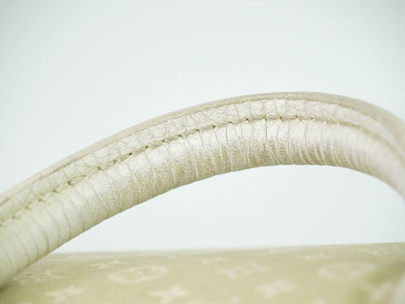 Authentic Louis Vuitton LV Speedy 30 Monogram Mini Lin Handbag Mini Boston Bag