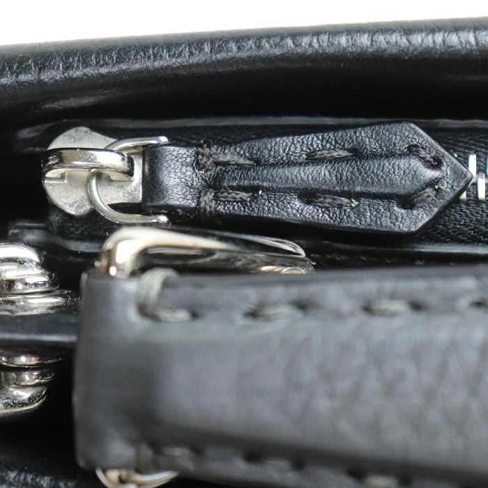 Fendi Mini Peekaboo Fitted 2way Shoulder Bag Black 7va422 Men's Preowned