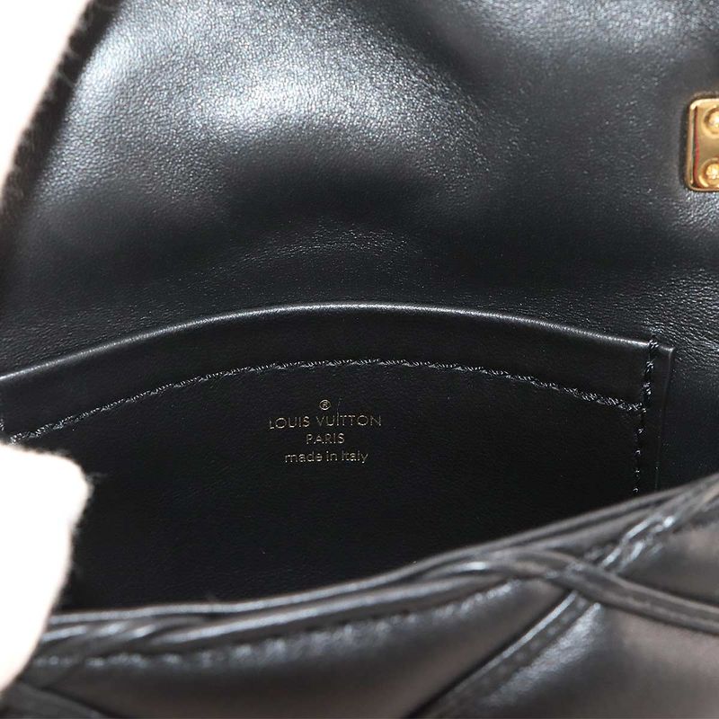 Louis Vuitton Martage PICO Go-14 Chain Shoulder Bag Leather Noir Black M23625