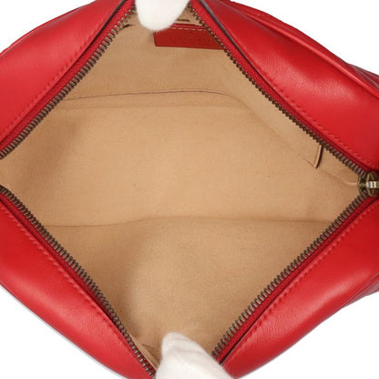 Gucci GG Marmont Shoulder Bag Leather 447632 Red Ladies Gucci  Gucci