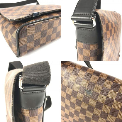 Louis Vuitton Shoulder Bag District NM PM N41031 Damier Canvas Ebène Brown