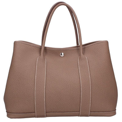 Hermes Garden Party PM Engraved W Negonda Etoupe Handbag Ladies PM