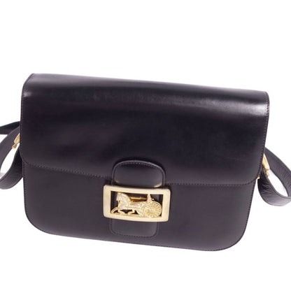 Vintage Celine Bag Shoulder Bag Gold Carriage Gold
