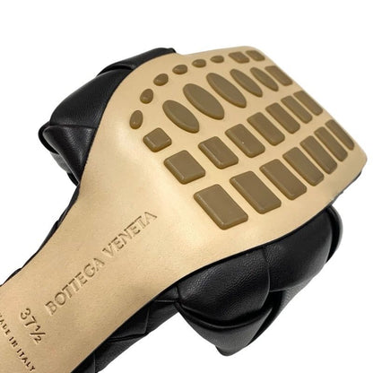 Bottega Veneta Lido Sandals Shoes Leather Dark Brown Mules Intrecciato