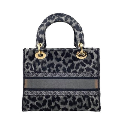 Christian Dior Handbag Shoulder Bag Lady D-Lite Medium Bag M0565orhm Leopard