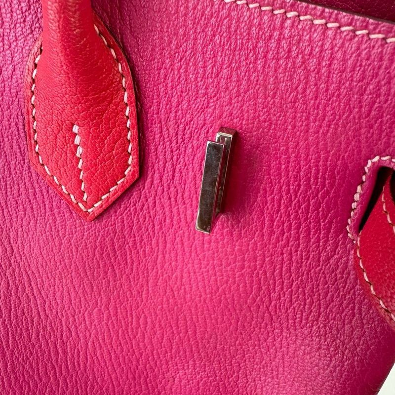 Hermes Birkin 30 Handbag Togo Framboise