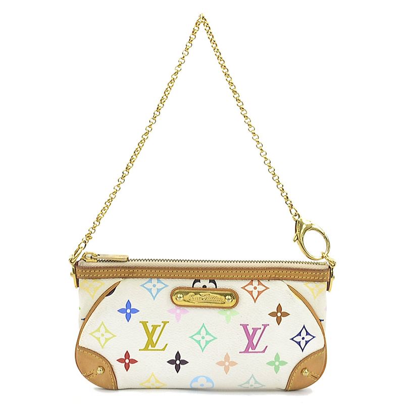 Louis Vuitton Pouch Handbag Monogram Multicolor Pochette Mira MM M60096