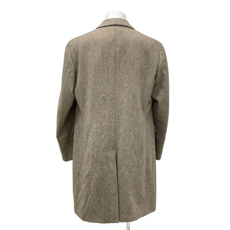 Hermes Coat Size 52 Men - Pt9201 Dark Brown And Ivory Long Sleeves / Chester /