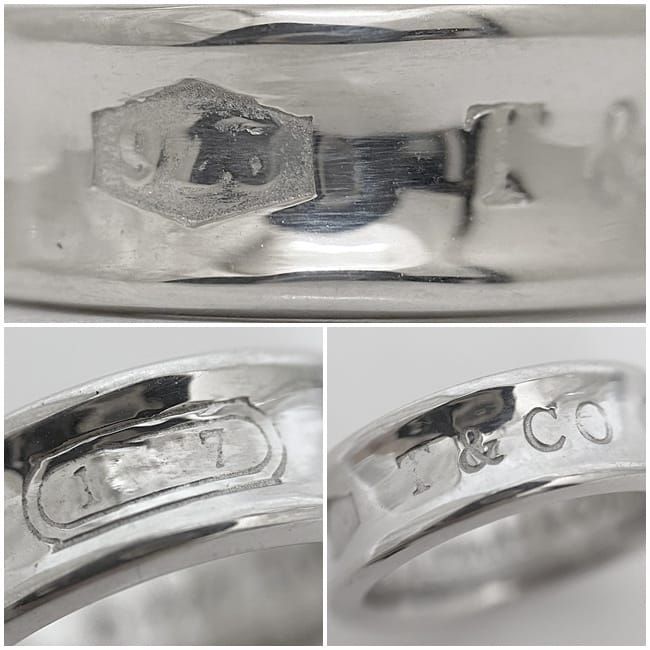 Tiffany & Co Ring Ec21993 Silver 1837 Ring JP9