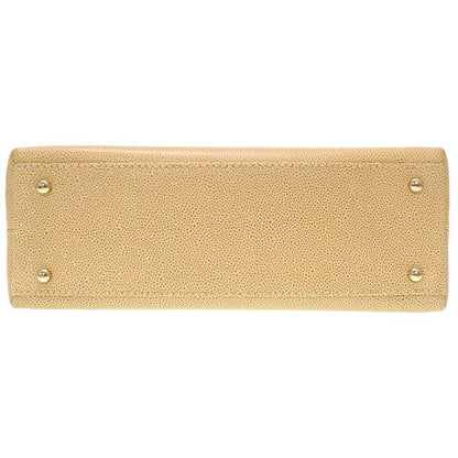 Chanel Caviar Skin Beige 7 Series Coco Mark Tote Bag 0005 Chanel