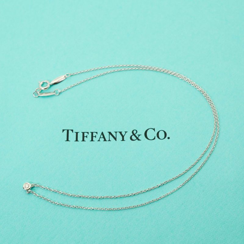 0.05ct Tiffany & Co By-the-yard Diamond Necklace 24-3936