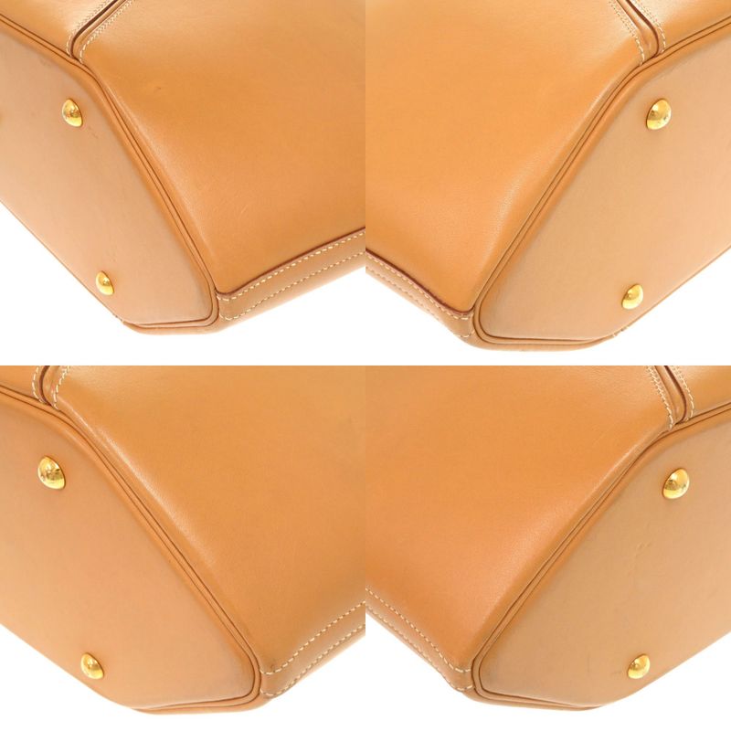 Hermes Ile De Beau Vaux Chamonix Natural Gold Hardware 00W Engraved Handbag