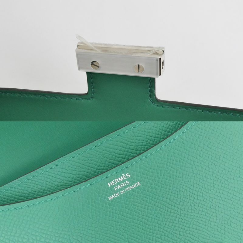 Hermes Constance Mini Miroire Vermoyen Lacquer W Engraved Shoulder Bag