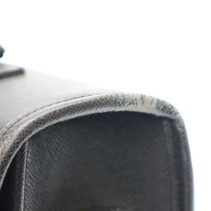 Louis Vuitton M32622 Anton Taiga Ardoise 2-Way Business Bag Serial Mb4058 Black