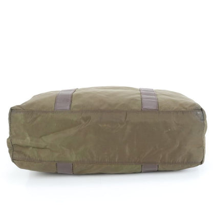 Prada Tessuto Nylon Triangle Logo Tote Bag Shoulder Business Commuter Document