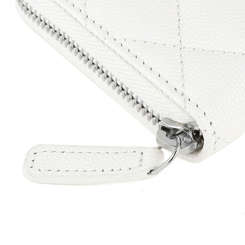 Chanel Coin Case White