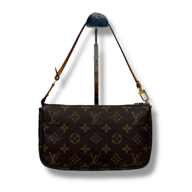 Louis Vuitton Accessoire Pochette Monogram Leather Accessory Pouch Mini Handbag