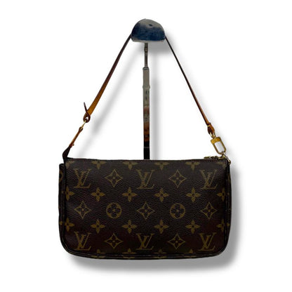 Louis Vuitton Accessoire Pochette Monogram Leather Accessory Pouch Mini Handbag