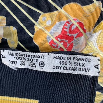 Hermes Scarf Carre 90 LE Temps Des Marionnettes Marionette Hours