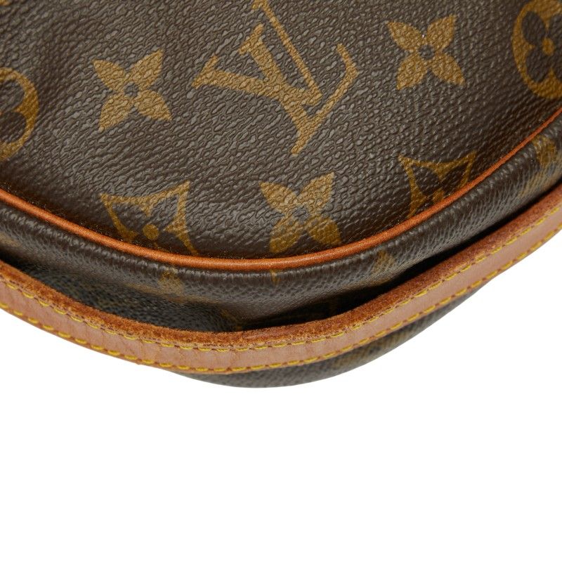 Louis Vuitton Monogram Genefeuille MM Crossbody Shoulder Bag M51226 Brown PVC