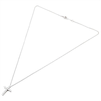 Tiffany & Co Tiffany & Co Small Cross Necklace Diamond Pt950 34g Platinum