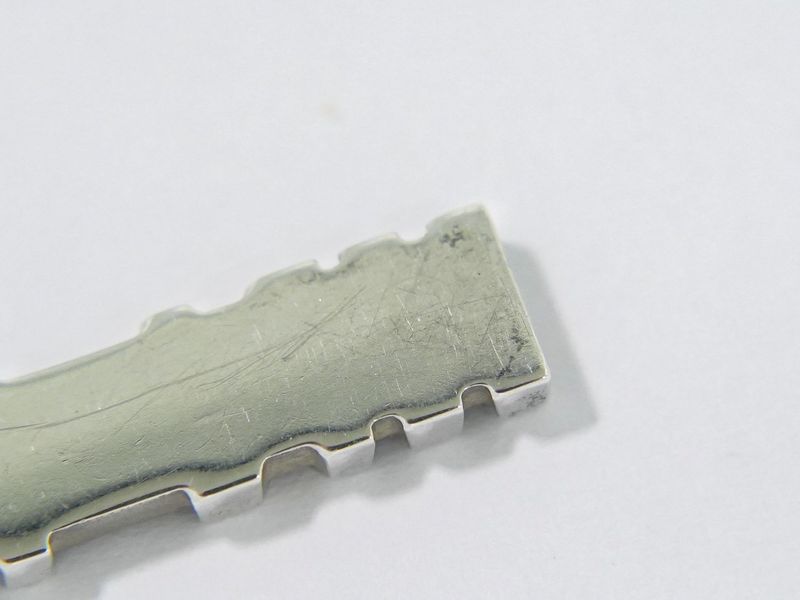 Authentic Tiffany & Co Tiffany & Co Atlas Bar Plate 925 Necklace Pendant Silver