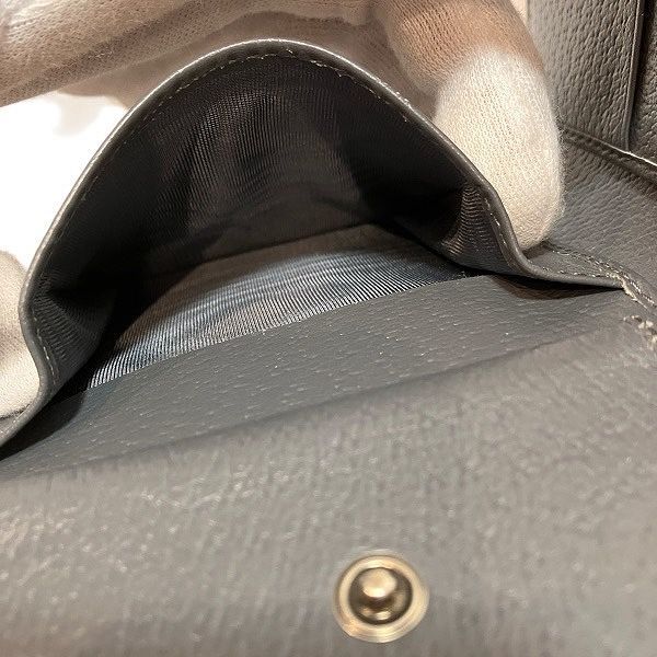 Gucci GG Coin Wallet Gray Interior 768244 Bifold Wallet Men's