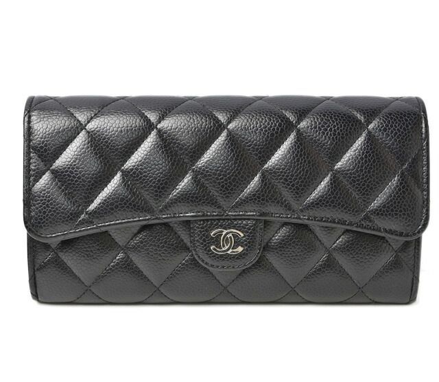 Chanel Wallet Ap0241 Chanel Long Wallet Timeless Classic Matelasse Caviar Skin