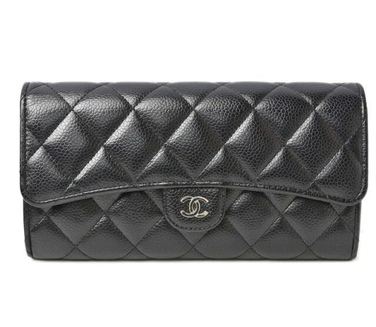 Chanel Wallet Ap0241 Chanel Long Wallet Timeless Classic Matelasse Caviar Skin