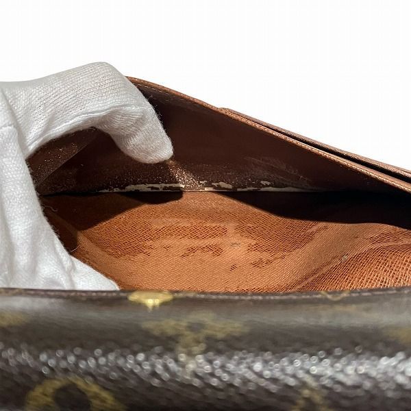 Louis Vuitton Monogram Portefeuille International M61217 Long Wallet Trifold