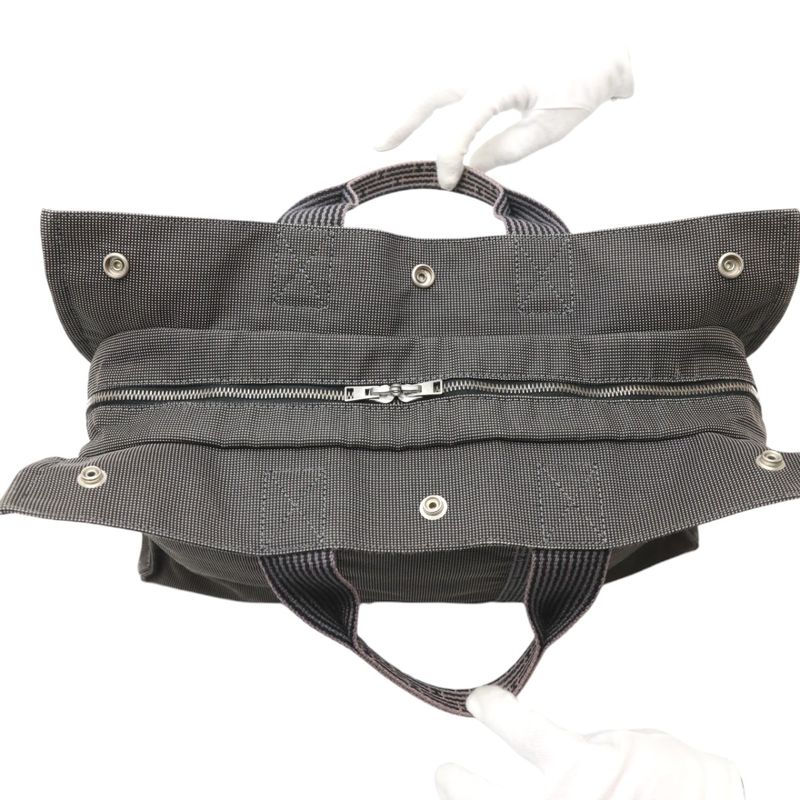Hermes Tote MM Tote Bag Yale Line Tote Bag Hermes Gray