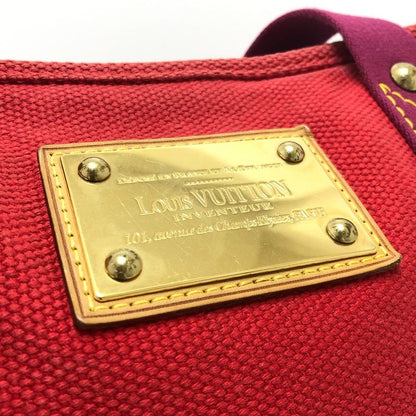 Louis Vuitton Tote Bag Antigua Cabas MM M40034 Canvas Red