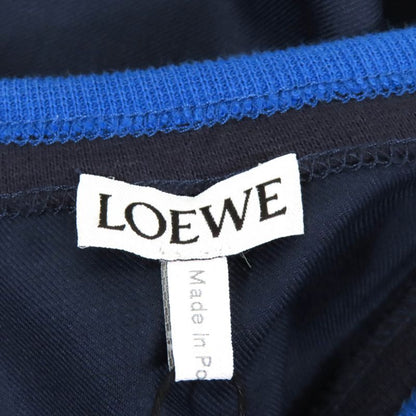 LOEWE S540y07x31 100% Wool None Fabric Ribbed Tank Top Dark Navy 32 Genuine
