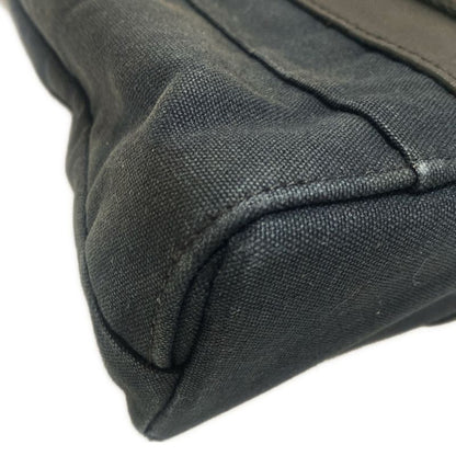 Hermes Tote Bag Troca Horizontal MM Black X Brown X Beige Leather