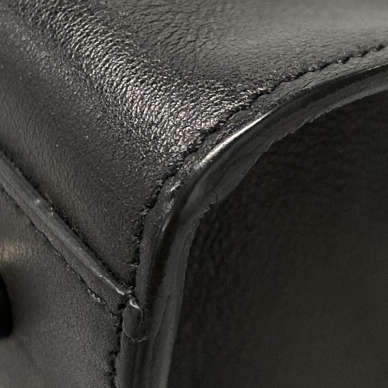 Saint Laurent Paris Handbag Baby Monogram Cabas Su 400914 Black Leather