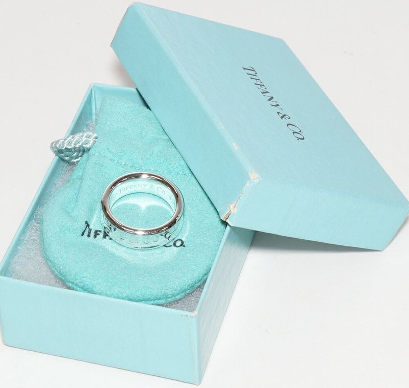 Tiffany & Co Ring SV 1837ring Medium Width 7mm (028in)