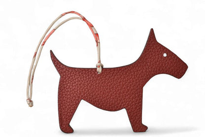 Hermes Bag Charm Strap Hermes Dog Motif Canine Petite Ash Ornament Pink