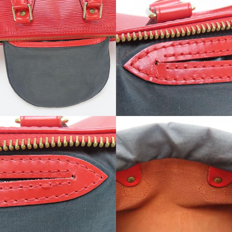 Louis Vuitton Handbag Speedy 25 M43017 Epi Leather Castilian Red Gold Hardware