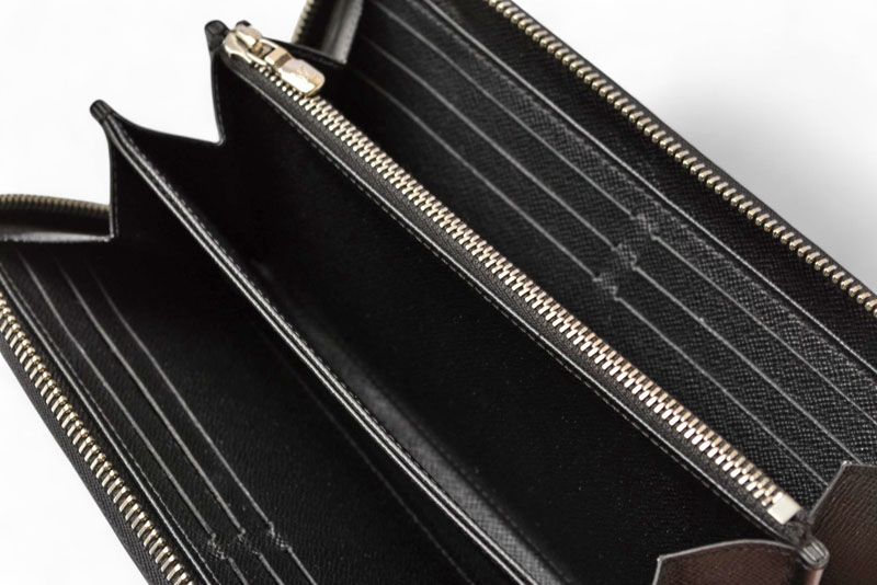 Louis Vuitton Wallet Louis Vuitton Long Wallet Zippy Wallet Epi Black M61857