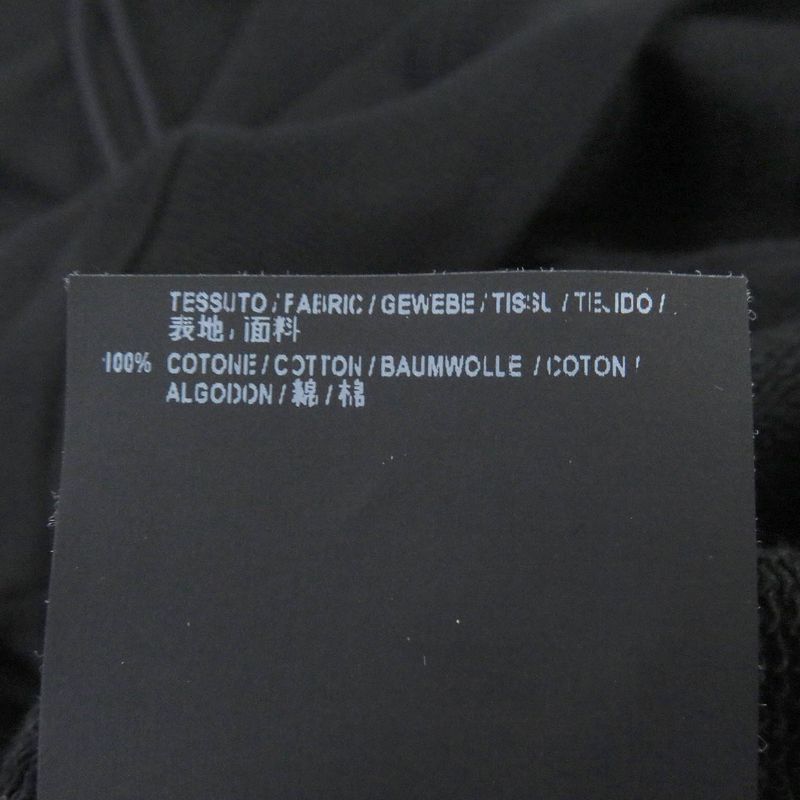 Balenciaga 2018 508184 100% Cotton Back Logo Print Oversized Pullover Hoodie