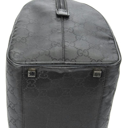 Gucci Travel Line Boston Black GG Nylon Canvas A