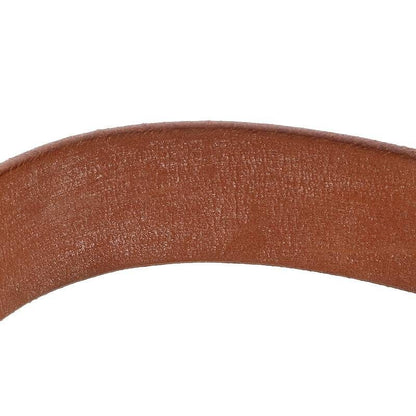 Hermes Etrivière □H Engraved Svhardware Leather Bracelet Men's